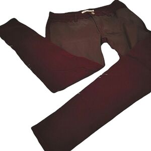 Levi's Women's 29 Maroon Super Skinny Jeans Mid Rise Maroon Cotton Blend Pants